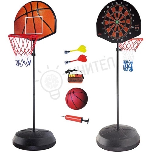 Panou de baschet cu darts reversibil