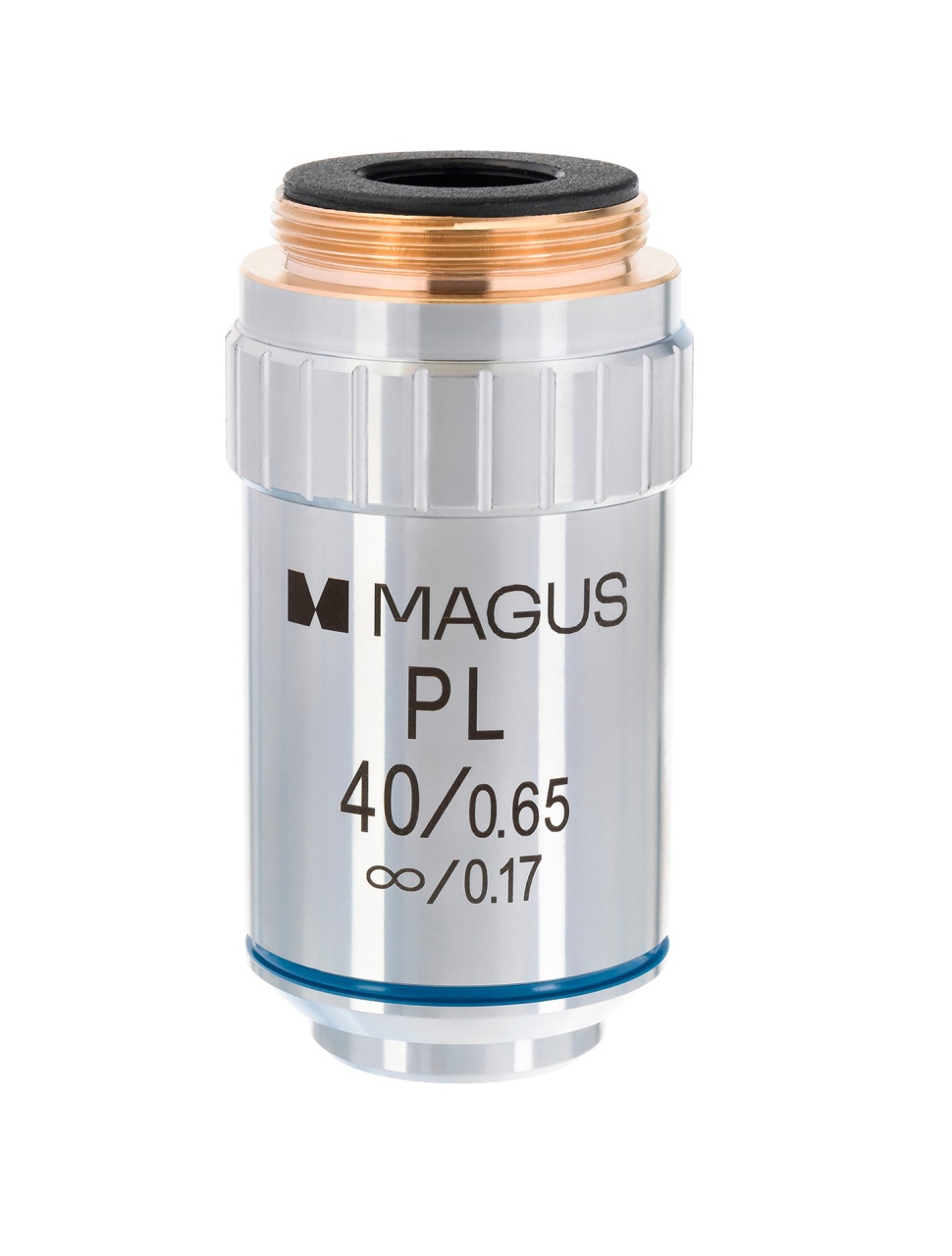Obiectiv planacromatic MP40 40x/0,65 ∞/0,17 cu corecție la infinit