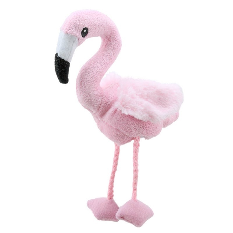 Păpușă cu degete Păpușă Flamingo roz