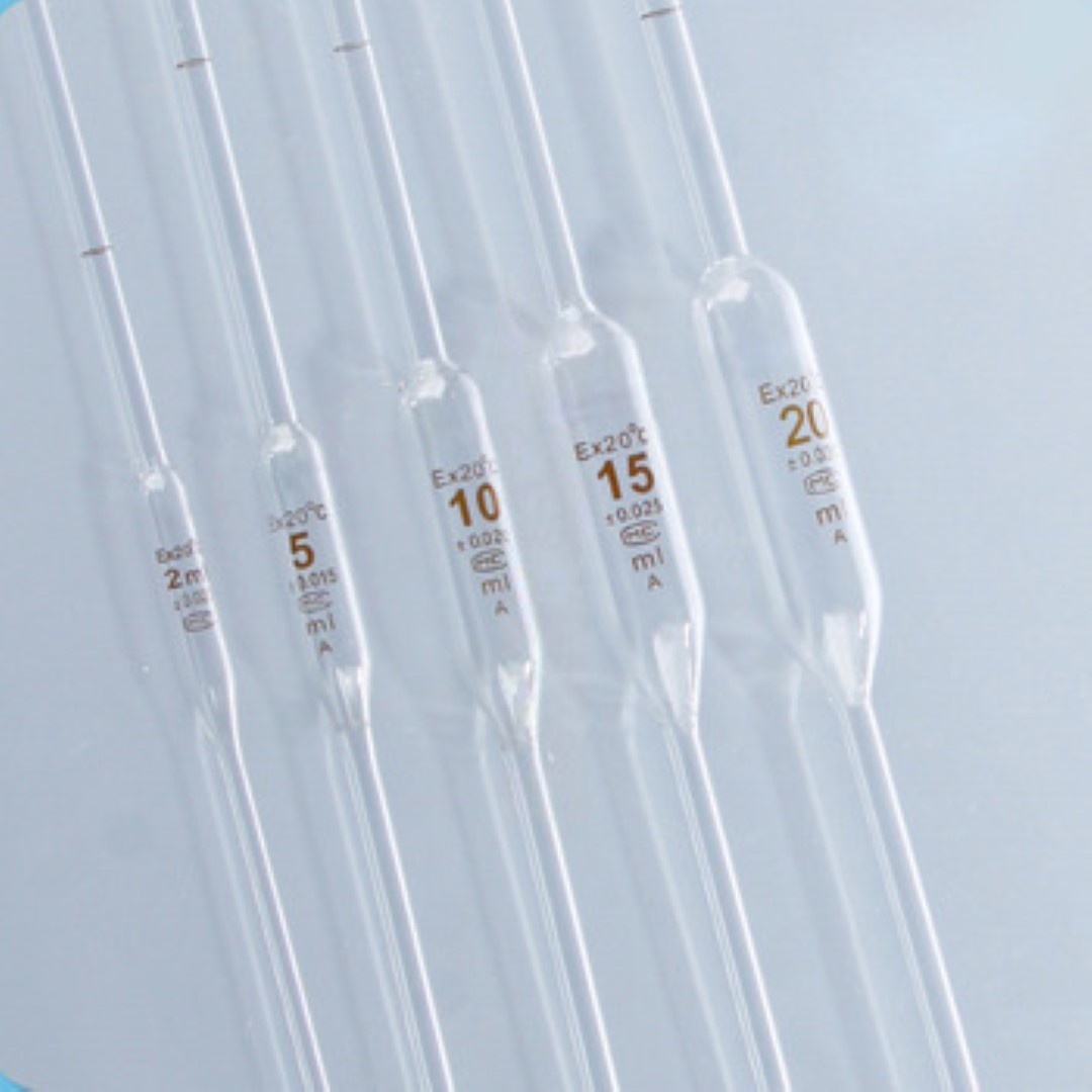 Pipetă volumetrică clasa A 1 ml (albastru)
