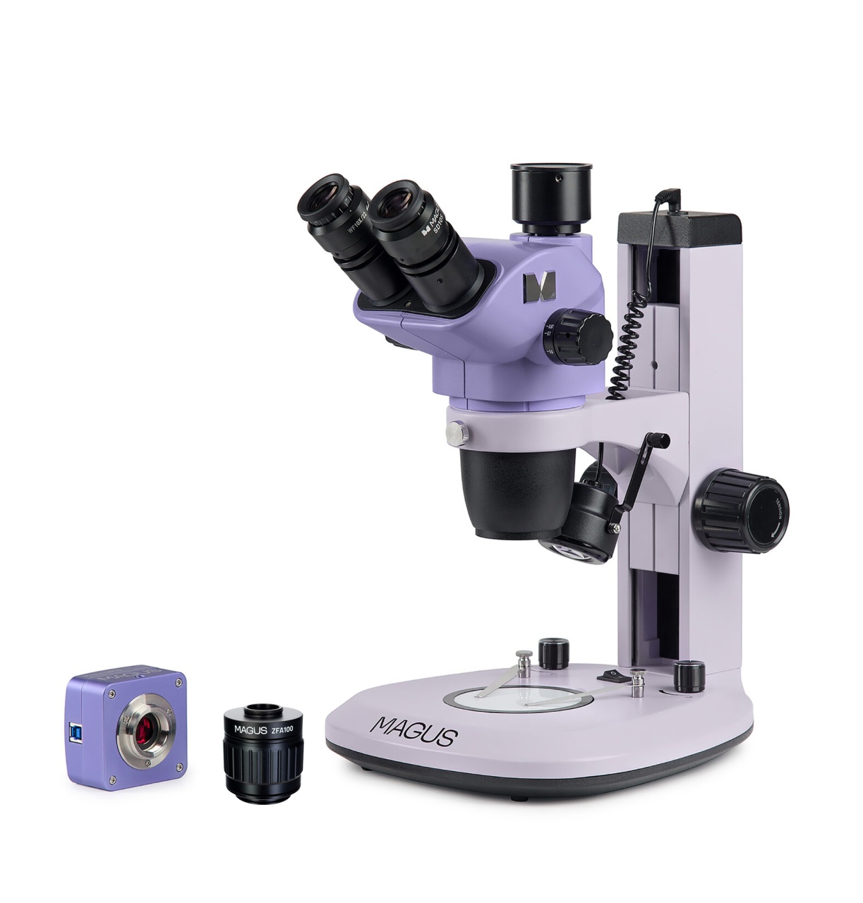 Stereomicroscop digital Stereo D7T PLUS cu cameră de 20 MP
