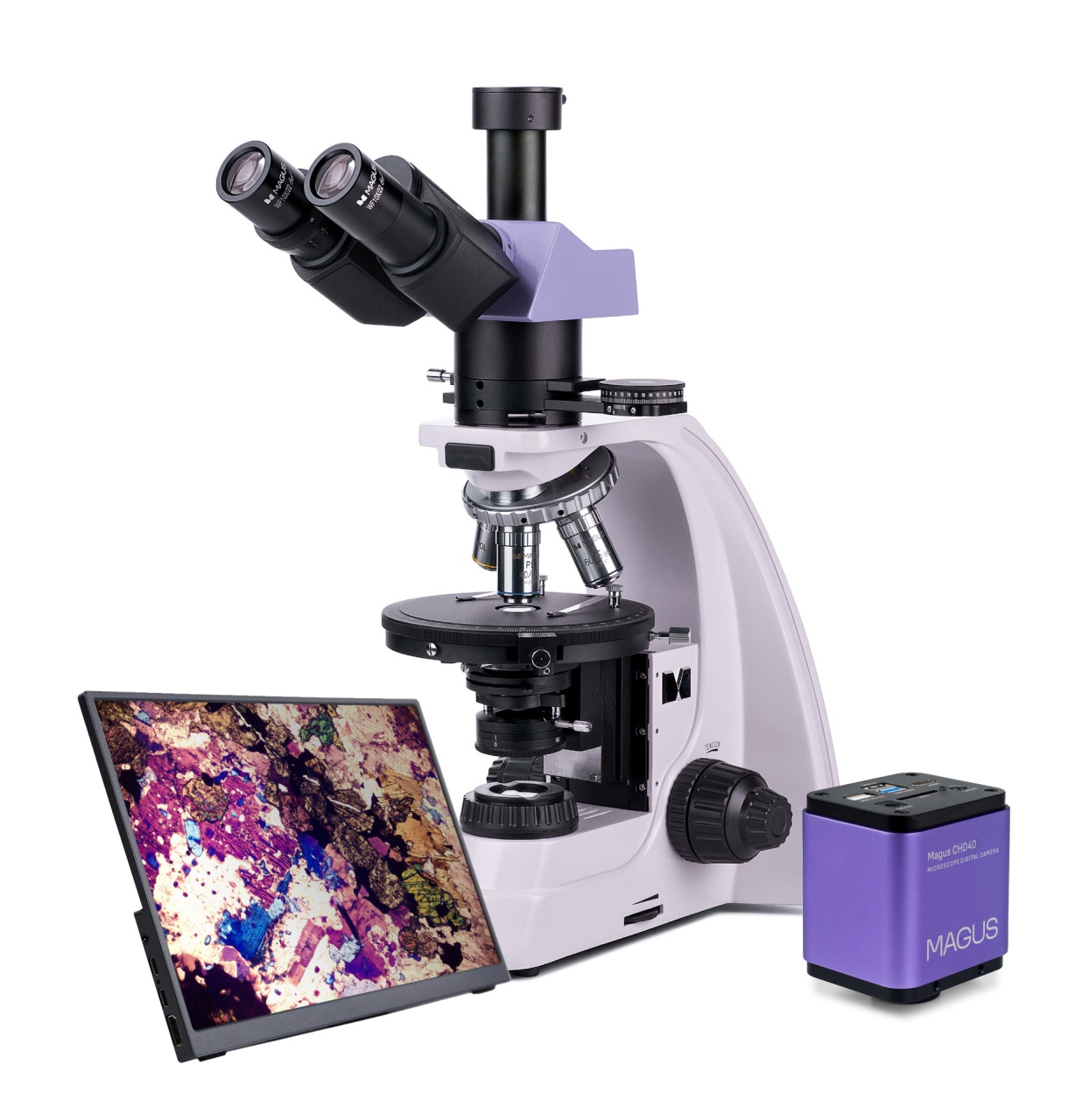 Microscop digital polarizant Pol D800 LCD