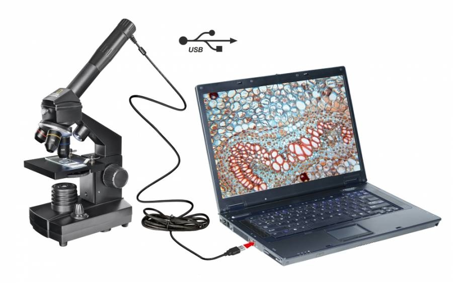 Microscop National Geographic 40x-1024x cu USB si carcasa