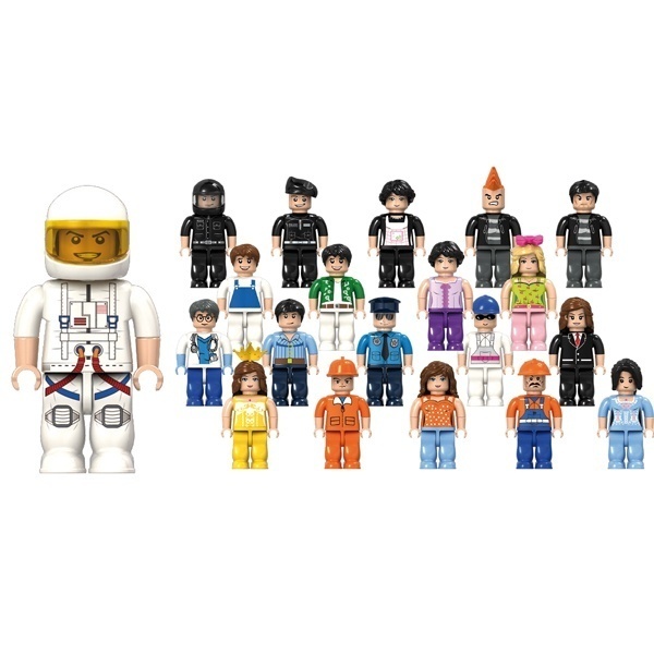 Build&Play – Set de minifigurine pentru joc de rol (20 piese)