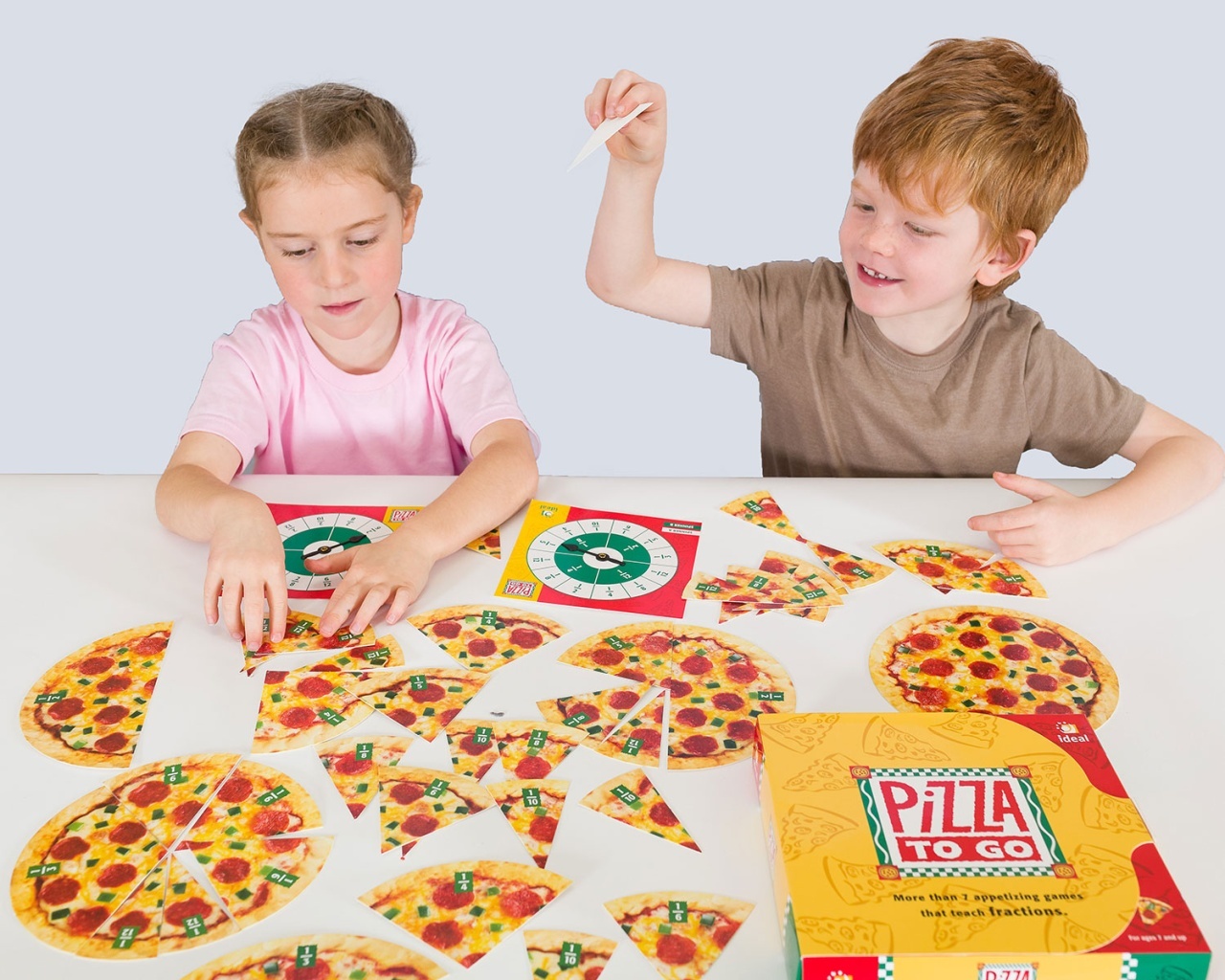 Fracții de pizza - joc