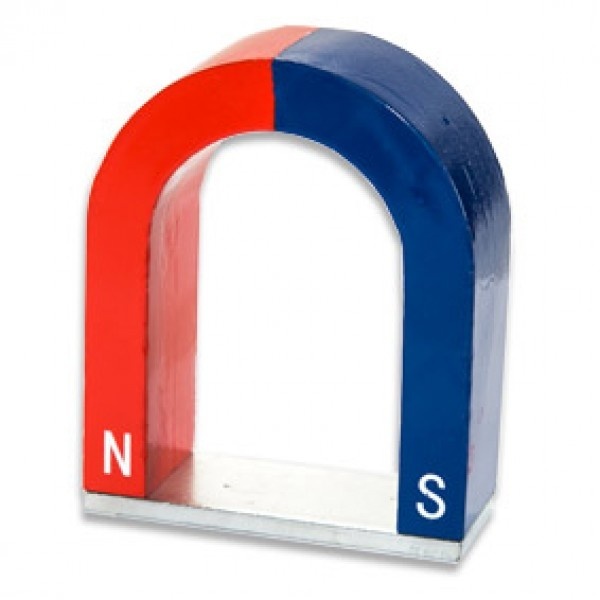 Magnet în formă de U AlNiCo albastru-roșu