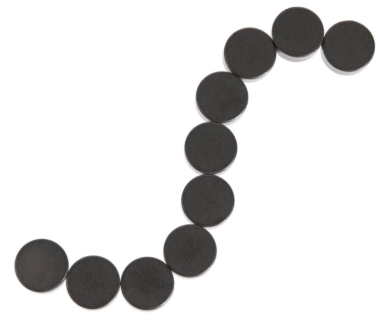 Magneți - 10 bucăți discoidali (6 x 15 mm)