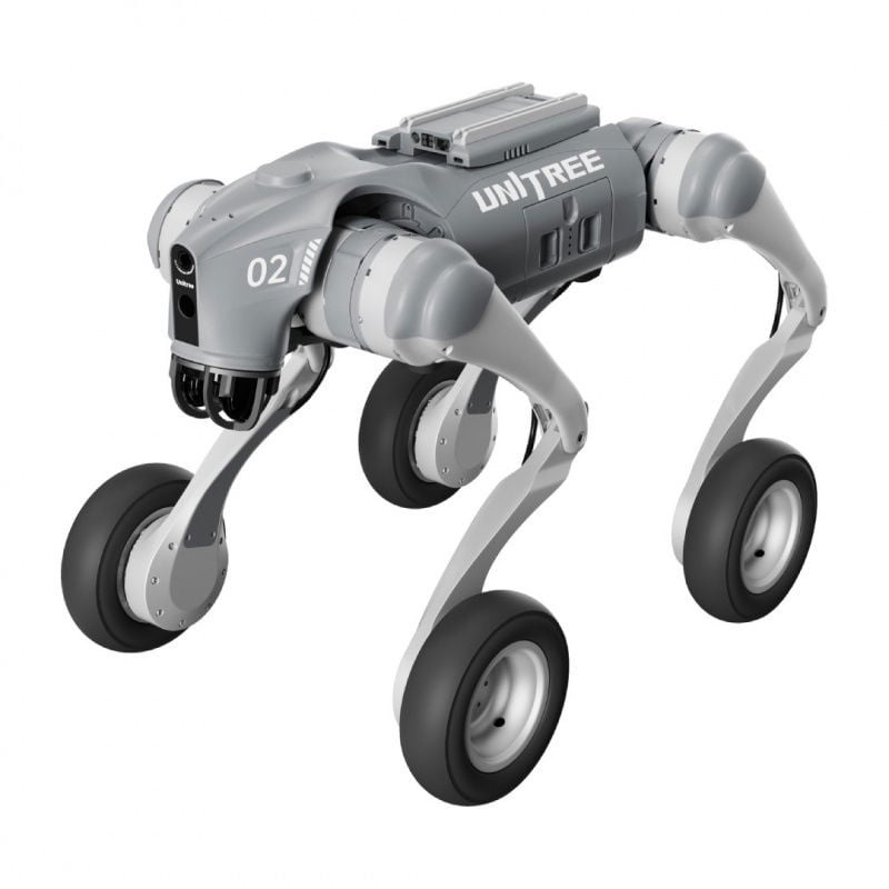 Platformă mobilă cu patru picioare - robot câine - Unitree Go2-W U1