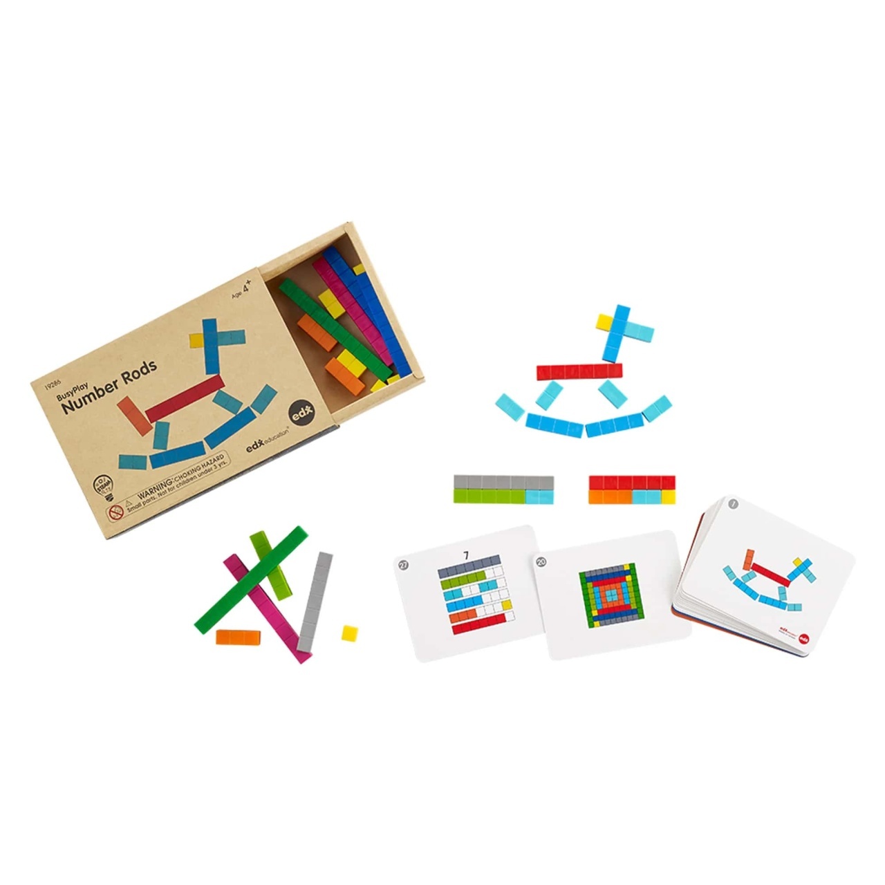 Set educațional Busy Play, Bețișoare matematice