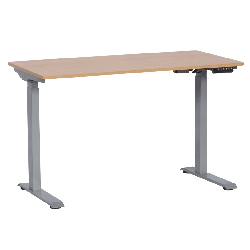 Birou ergonomic cu reglare a înălțimii Carmen CR-119 - fag-gri
