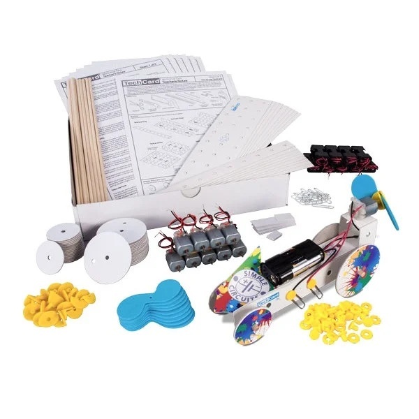 Constructor TechCard Propeller Car Workshop Pack