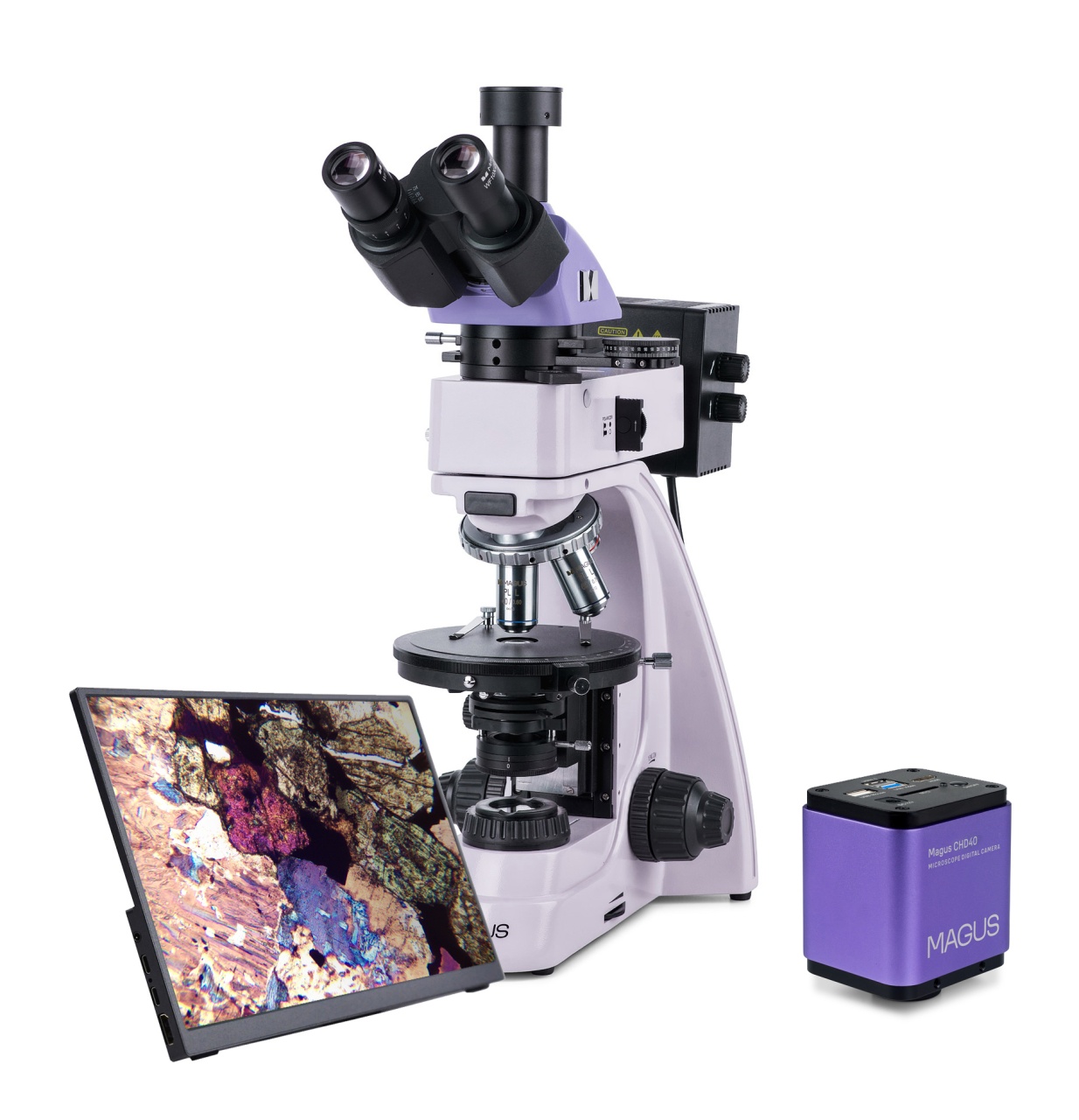 Microscop digital polarizat Pol D850 LCD