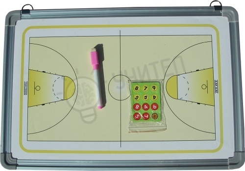 Tablă albă de antrenor pentru baschet