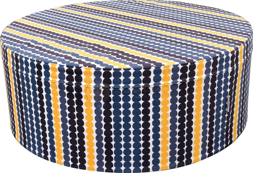 Taburet – motiv cercuri, diametru 80 cm