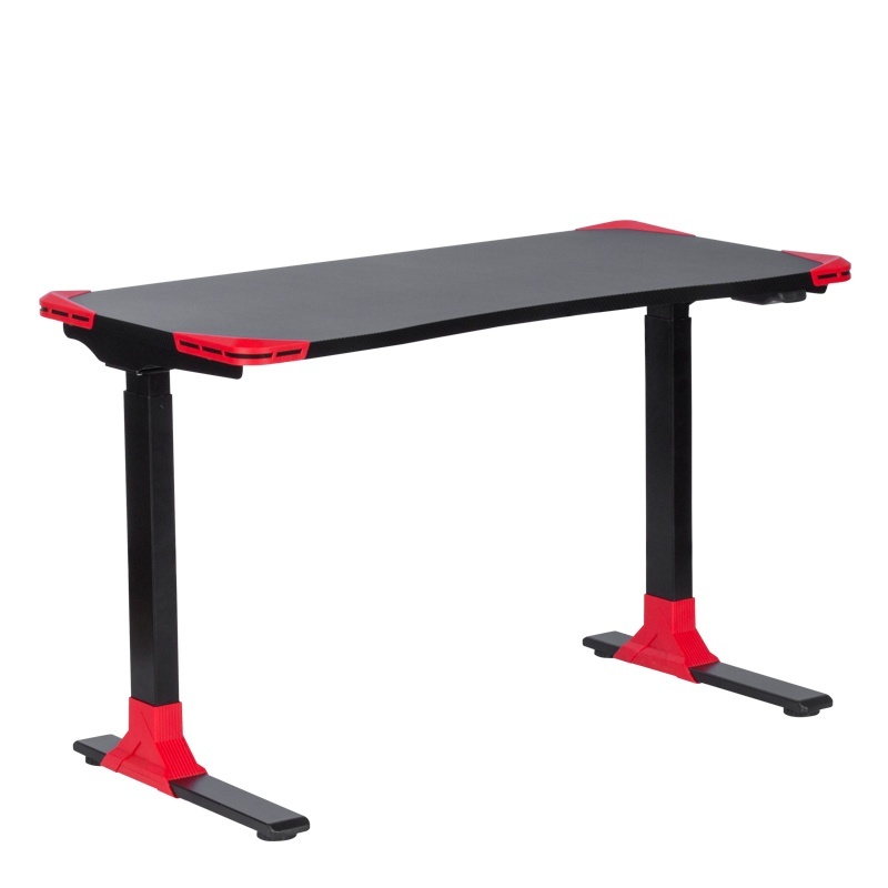 Birou ergonomic gaming Carmen CR-121 G - negru-roșu