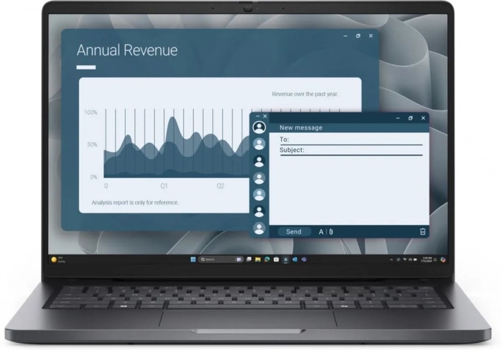Laptop Dell Pro 14, 14", AMD Ryzen 5 PRO, 16GB RAM, 512GB SSD