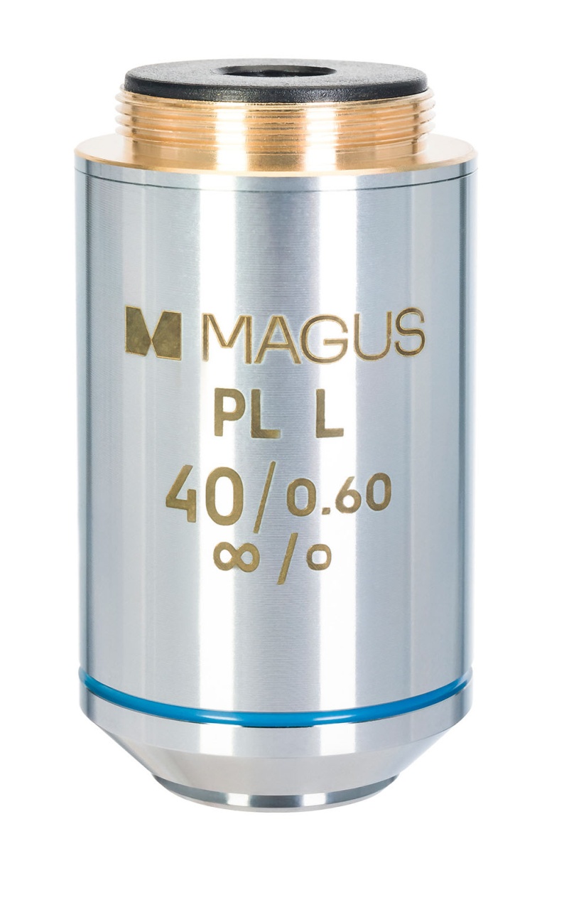 Obiectiv 40PLL 40x/0,60 Plan L WD 3,98 mm pentru microscop metalurgic