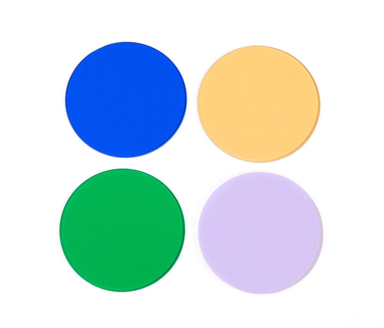 Set filtre colorate (albastru, verde, galben, mat) LF4.2