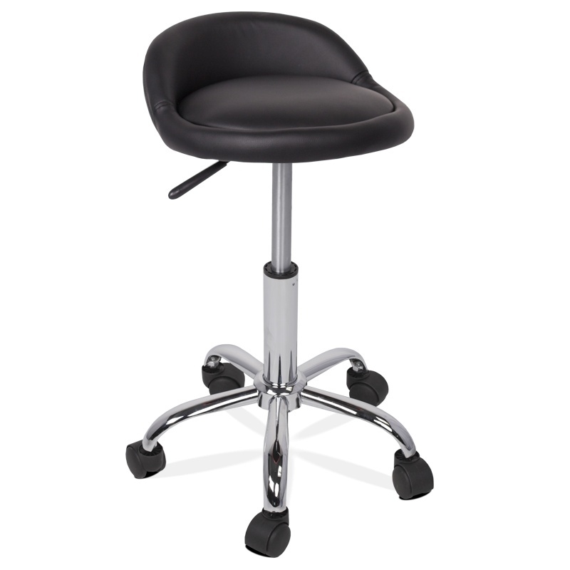 Taburet cu rotile Carmen 3067 - negru