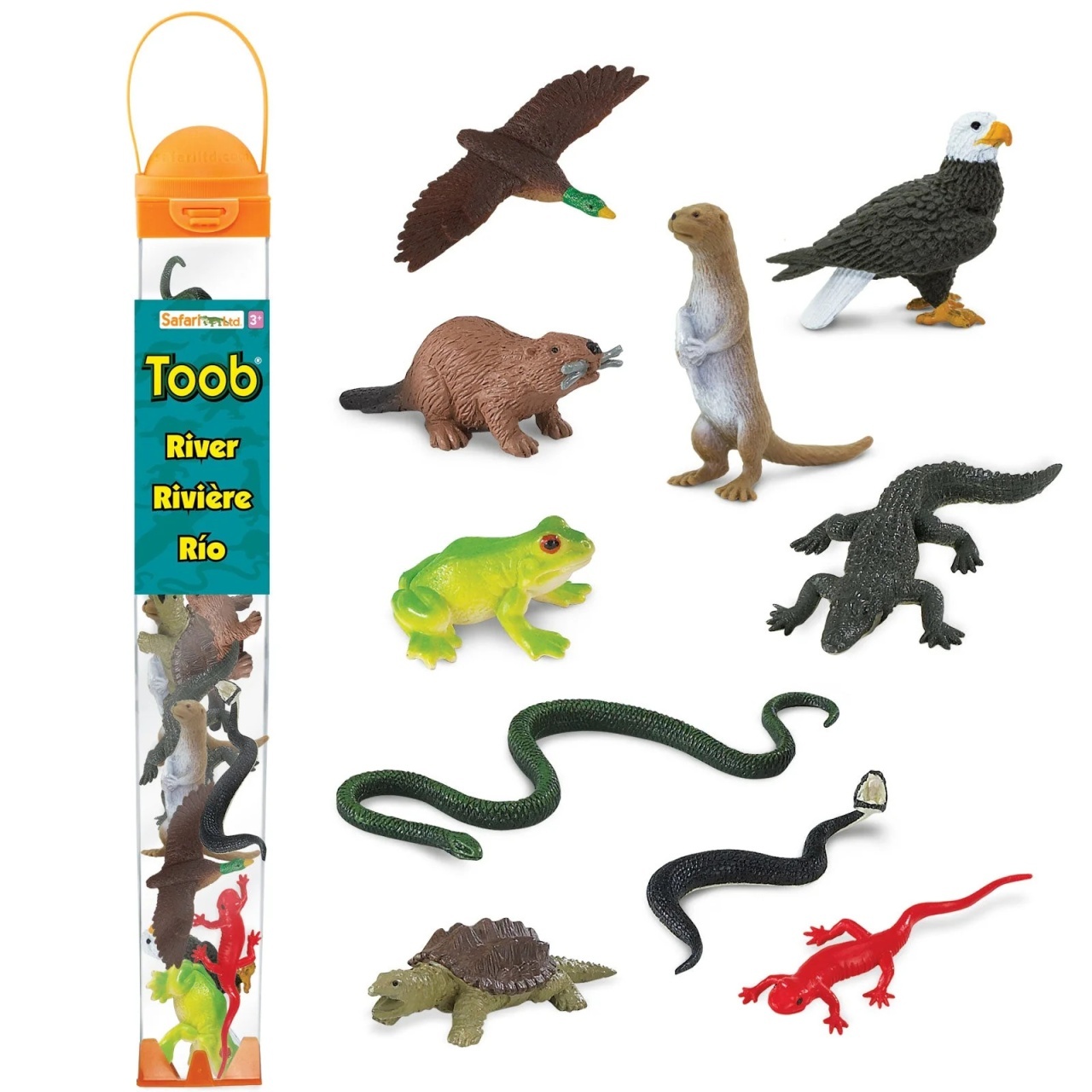 Animale din râu - figurine educative