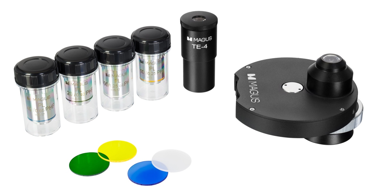 Dispozitiv cu contrast de fază PH1 pentru microscoape biologice