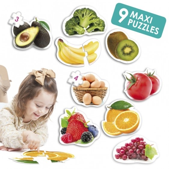 Maxi puzzle-uri cu alimente sănătoase