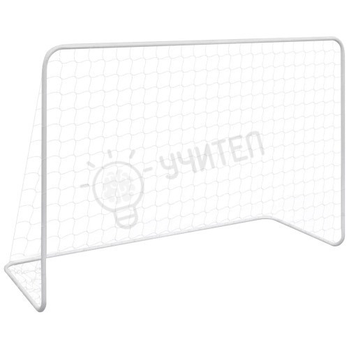Poartă pentru minifotbal, 182x123x64 cm, Asamblată cu plasă