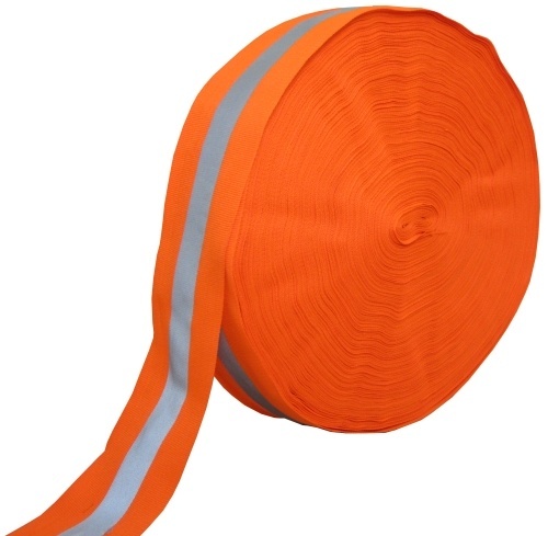 Bandă textilă reflectorizantă cu dimensiuni 5cm*100 m