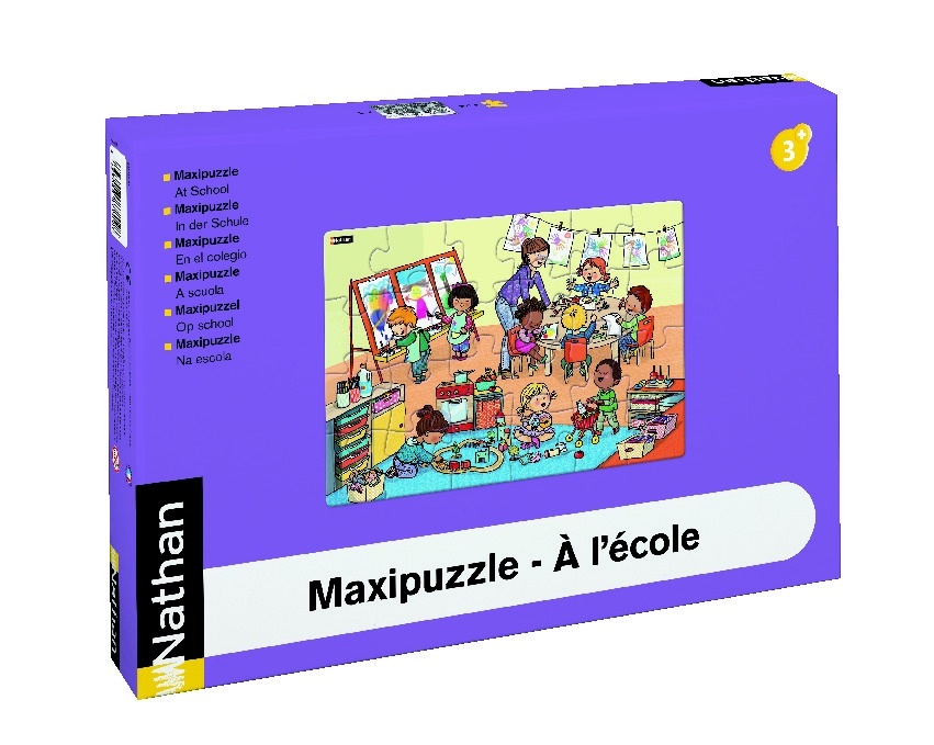 La școală - puzzle gigant