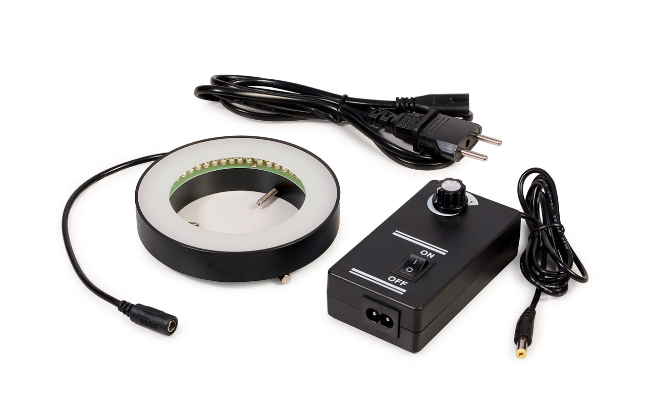 Lampă inelară LED RL18T pentru stereomicroscop