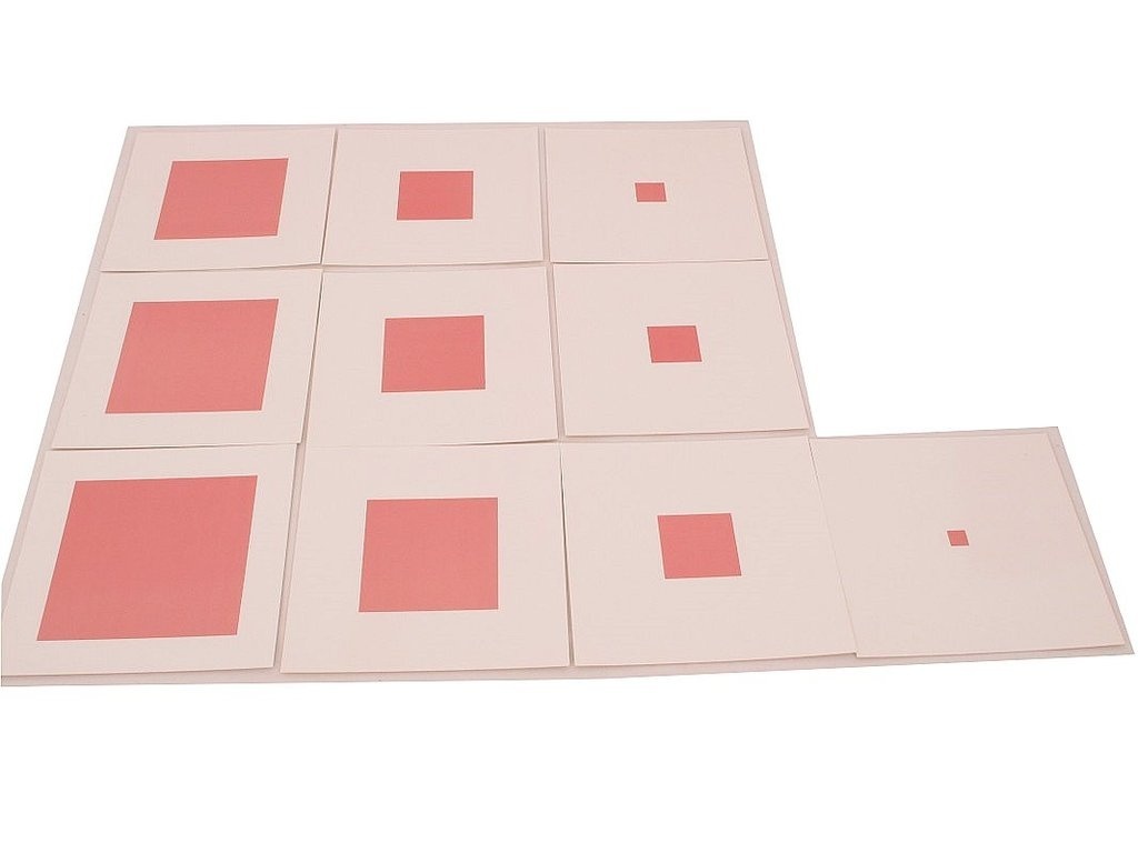 Montessori Pink Tower - Carduri