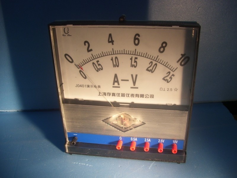 Multimetru demonstrativ, analog