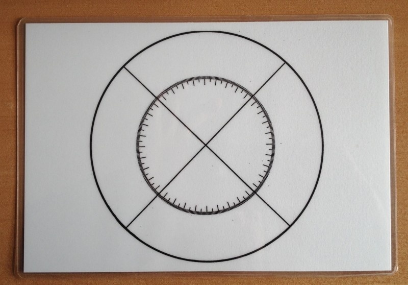 Disc goniometric (optic).