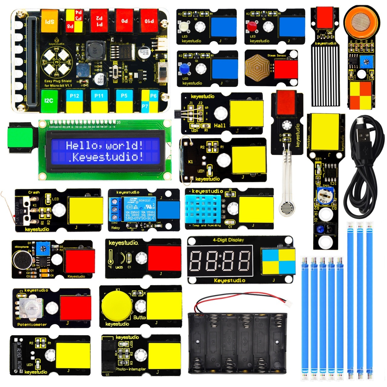 EASY PLUG — kit mare de start cu senzori pentru micro:bit