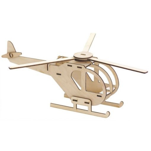 Elicopter din lemn DIY
