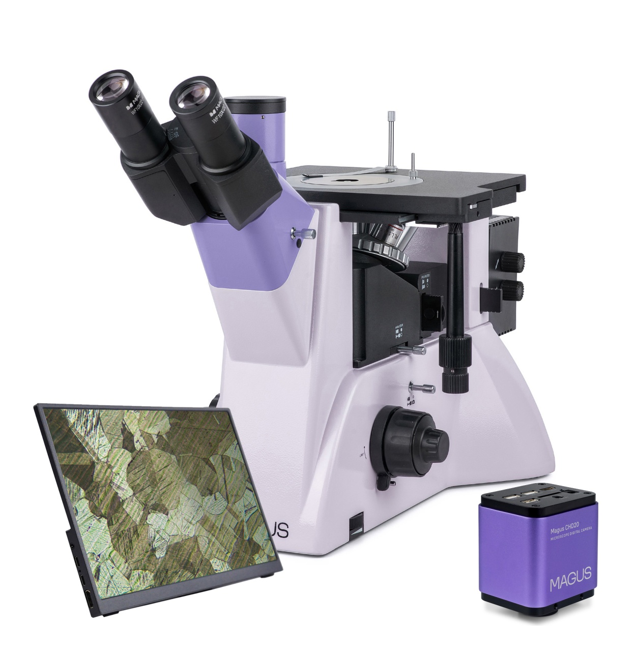 Microscop digital inversat metalurgic Metal VD700 LCD