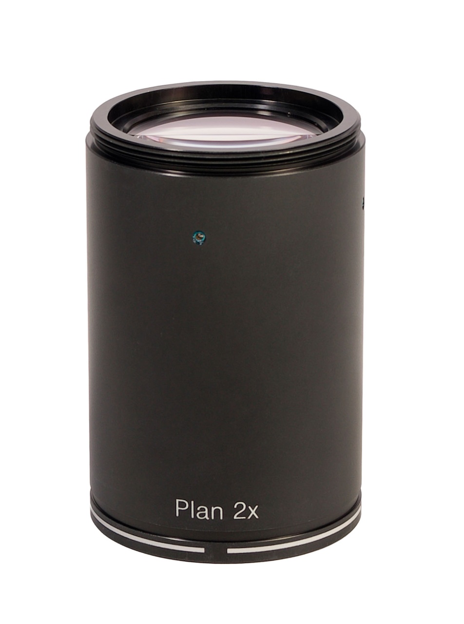 Obiectiv plan-apocromatic principal 2APO 2x pentru microscopul stereo