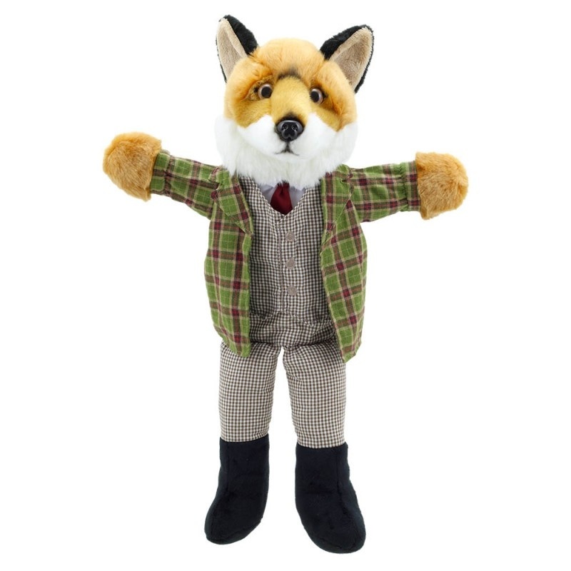 Păpușă pentru teatru The Sly Fox Series Dressed Animals, 47 cm.