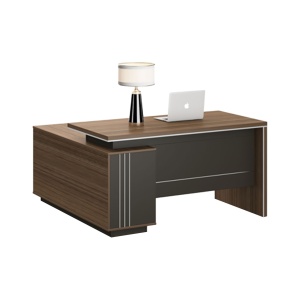 Birou de lucru Chicago, cu dulap, 1400 x 1400 x 750 mm, stejar Rein și gri închis, RFG