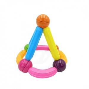 Constructor magnetic piese mari 28 el. - Img 4