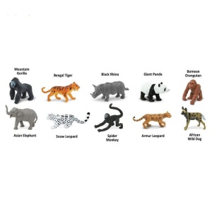 Figurine educaționale Animale terestre pe cale de dispariție - Img 3