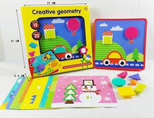 Forme geometrice Puzzle logic