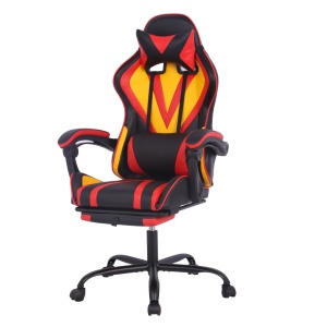 Max Game RFG Scaun Gaming, ecopiele, negru-galben - Img 5