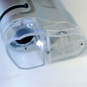 Microscop manual LED cu suport, 20x-40x - Img 3