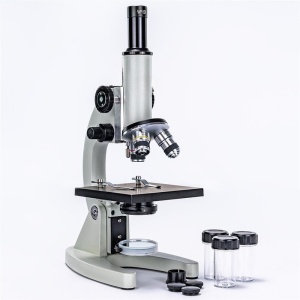 Microscop școlar 600x cu iluminare prin oglindă