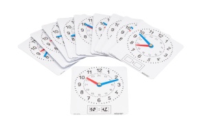 Set ceasuri din folie albă, 10 piese, cu posibilitate de scriere