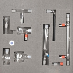 ChemMaster – Set de sticlărie de laborator 19/26 cu condensator Liebig (11 piese)