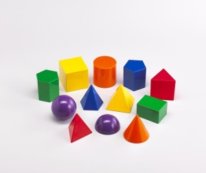 Corpuri geometrice solide (12 buc.) - Img 2