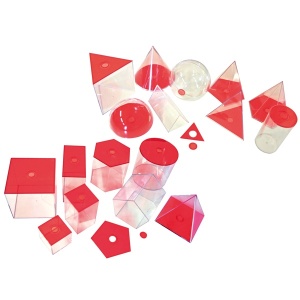 Figuri geometrice detasabile 17 buc mari