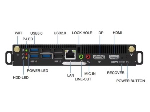 Huawei OPS cu procesor Intel Core i5-10500, 8GB DDR4 RAM, 128GB SSD, Windows 10 IoT Enterprise SAC, dimensiuni 195mm x 180mm x 30mm. - Img 4